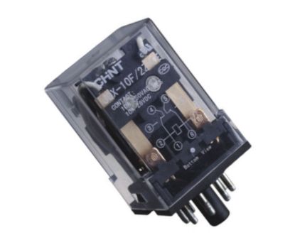 Picture of RELAY DPDT 10A 24VDC ROUND 8PIN