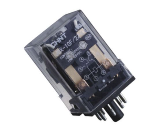 Picture of RELAY DPDT 10A 24VDC ROUND 8PIN