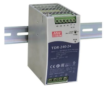 Picture of POWER SUPPLY D/R 2/3-PH I=340-550VAC O=24V 10A