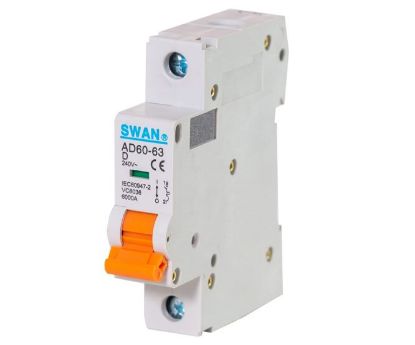 Picture of CIRCUIT BREAKER 6KA D CURVE 1P 16A
