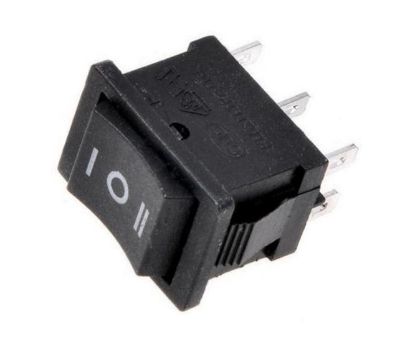 Picture of ROCKER SWITCH MINI DPDT ON-OFF-ON 19x13 - DEBULK