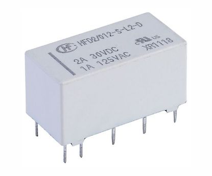 Picture of LATCHING RELAY PCB DPDT 2A 12V RECT 10PIN