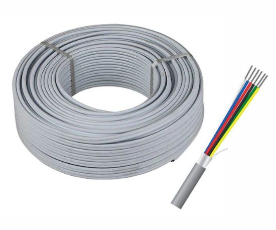 Picture of SIGNAL CABLE 6C SCREEN OD=6mm 0.2mm2 - 100M/R