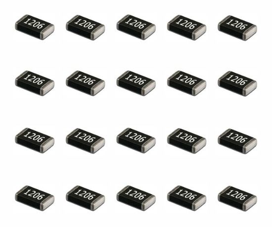 Picture of RESISTOR SMD 1206 1% 820E 100/P