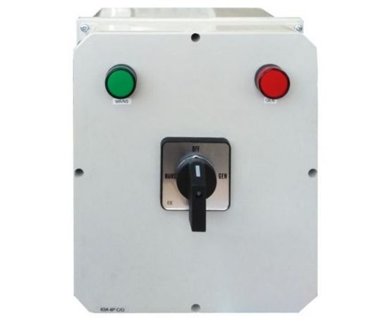 Picture of CHANGE OVER SWITCH 2-POLE PVC ENC 40A