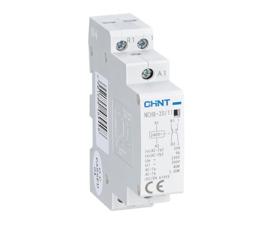 Picture of AC CONTACTOR 20A 230VAC COIL 2POLE N.O. AND N.C.