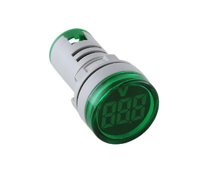 Picture of VOLTMETER INDICATOR 500VAC 3-DIG GR 22mm P/M