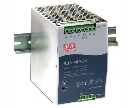 Picture of POWER SUPPLY D/R I=220 O=48V  10A   480W