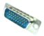 Picture of PLUG D-SUB 26W VGA SOLDER PANEL MNT METAL BLUE