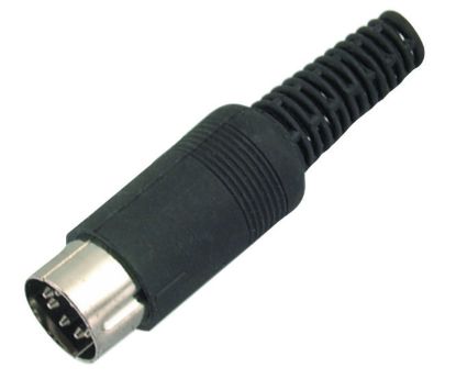 Picture of PLUG DIN STR 3P 180D W/SLEEVE