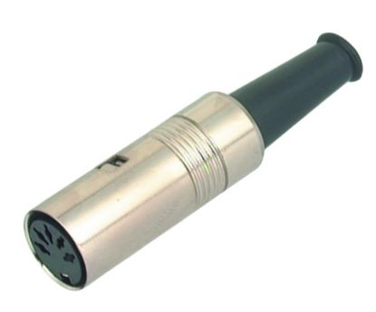 Picture of SOCKET DIN IN-LINE 5W 180D METAL BODY