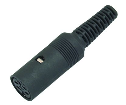 Picture of SOCKET DIN 5W 180D IN-LINE