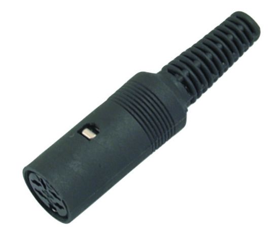Picture of SOCKET DIN 5W 180D IN-LINE