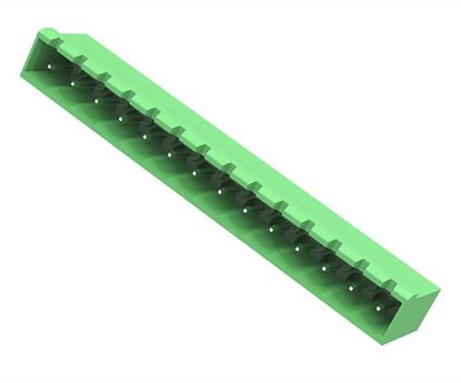 Picture of TERMINAL BLOCK R/A PCB-MNT 14W CLOSED P=5.08