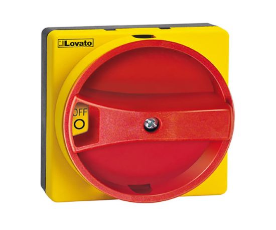 Picture of RED/YELLOW DOOR INTERLOCK ROTARY HANDLE IP65