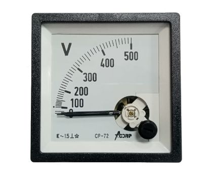 Picture of VOLTMETER 72mm 0-500VAC