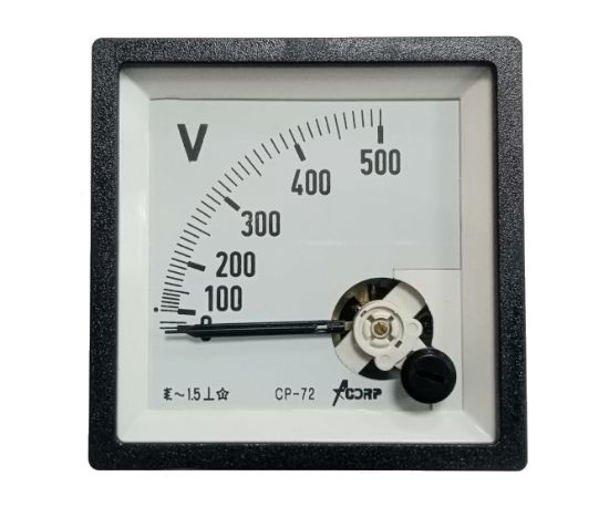 Picture of VOLTMETER 72mm 0-500VAC