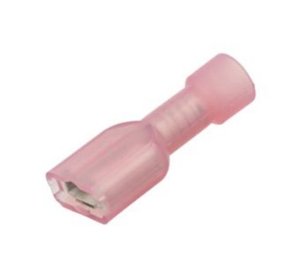 Picture of FULL INSU. NYLON TERMINAL 6.35mm RED - DEBULK