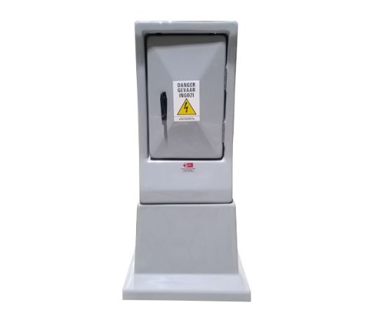 Picture of 6W FIBREGLASS S/D METER KIOSK 570x350x1240mm