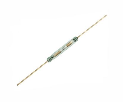 Picture of GLASS REED SWITCH NO 0.5A 10W 10-15AT 2x10mm - DEBULK