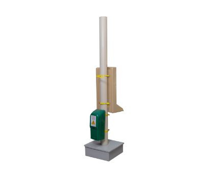 Picture of MINI POLE MOUNT KIOSK MOSS GREEN 145x150x375mm