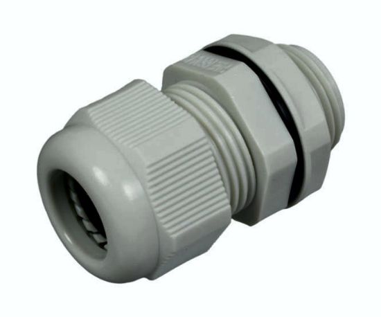 Picture of WHITE COMPRESSION GLAND PH=16mm CAB=6-10mm - DEBULK