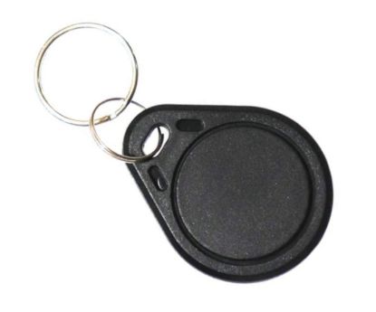 Picture of KEYCHAIN / FOB RFID TAG 125KHz BLACK 32x40mm - DEBULK