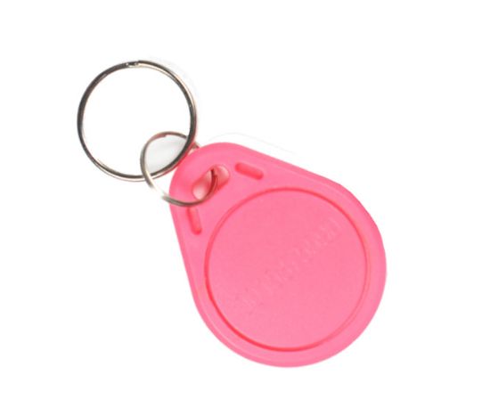 Picture of KEYCHAIN / FOB RFID TAG TK4100 125KHz  iID2 PINK 36x29x6.6mm