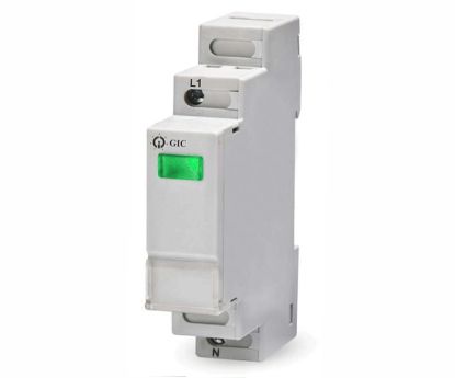 Picture of 1PH INDICATOR 240V AC DIN MOUNT GREEN