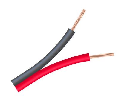 Picture of 0.2mm2 TWIN FLEX BLACK & RED CABLE - DEBULK
