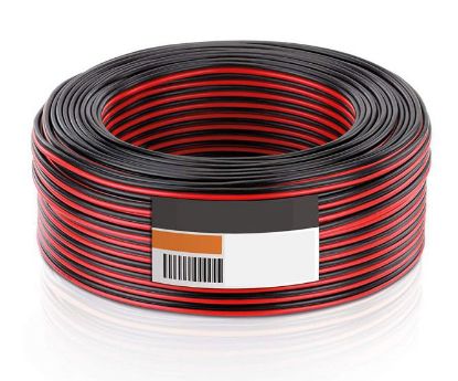 Picture of 0.3mm TWIN FLEX BLACK & RED - 200m/ROLL