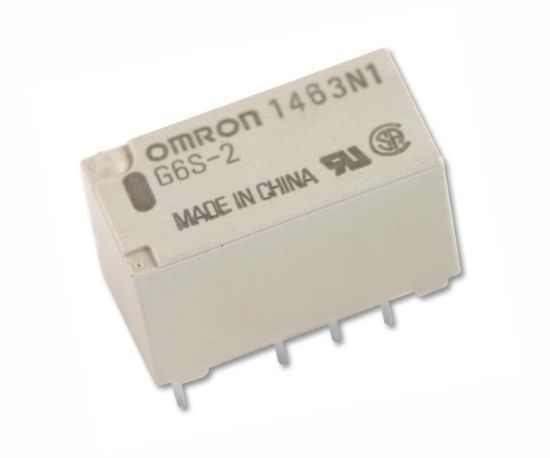 Picture of RELAY DPDT 2A 3VDC RECT 8PCB