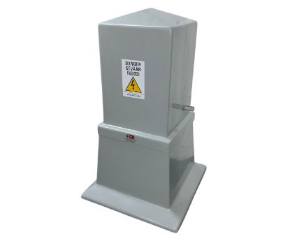 Picture of STUBBY KIOSK NO WINDOW CLOUD GREY 300x300x670mm