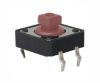 Picture of PCB TACTILE SWITCH DIL 12x12 SQR H=7.0 BROWN