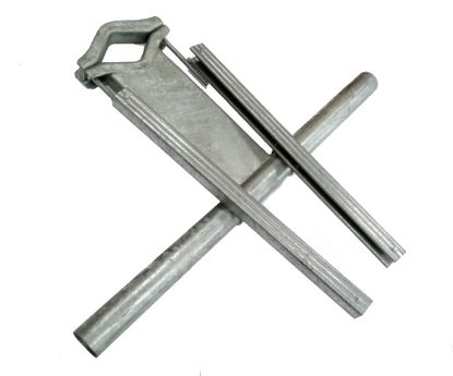 Picture of GALVANIZED PV / SOLAR PANEL POLE BRACKET 50-80W
