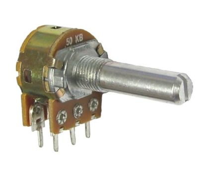 Picture of POTENTIOMETER SWITCH LIN PCB 17mm 10K
