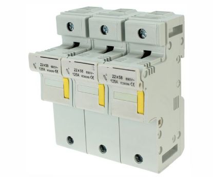 Picture of HOLDER 3POLE FOR 22x58 FUSES