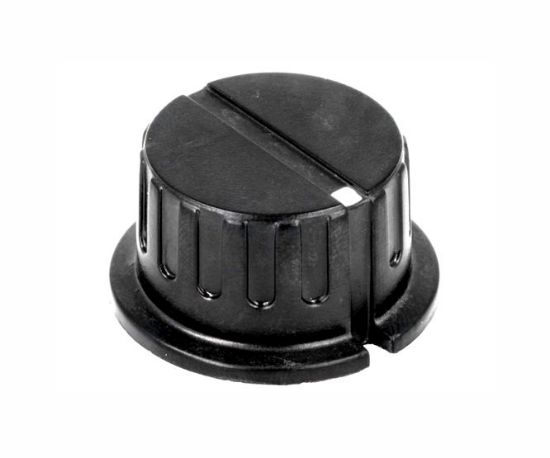 Picture of PLASTIC KNOB BLACK SCR DOT 35x18x6.4