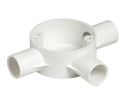 Picture of PVC JUNCTION BOX 3WAY  20mm