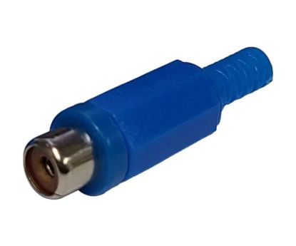Picture of RCA SOCKET I/L BLUE W/SLV