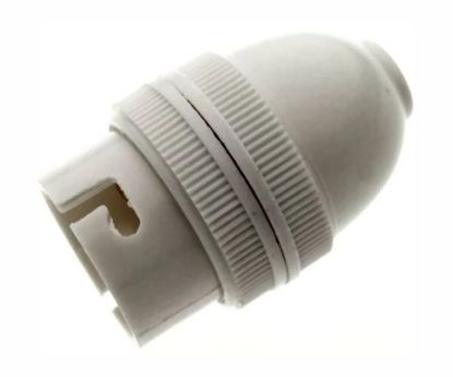 Picture of PVC LAMP HOLDER FOR BAYONET TYPE BULB 25mm