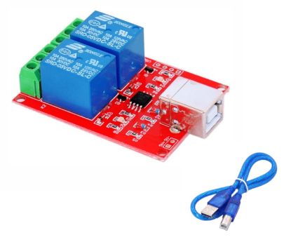 Picture of 2-CH SPDT RELAY 5V-COIL USB DRIVE