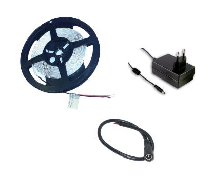 Picture of 5m WHITE LED STRIP LIGHT KIT 220VAC