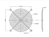 Picture of METAL FAN GUARD BLACK 120mm - DEBULK