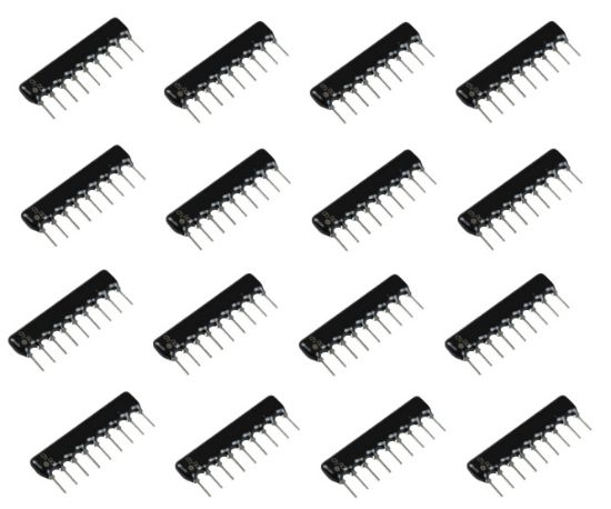 Picture of NETWORK SIL 9-PIN 8-RES 10K - 1K/BOX