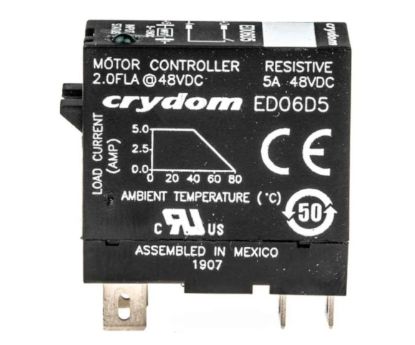 Picture of D/R SSR 5A 48VDC 29x12.7x37.4mm QUICK-CONNECT
