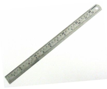 Picture of RULER STEEL METRIC/IMPER. 30CM