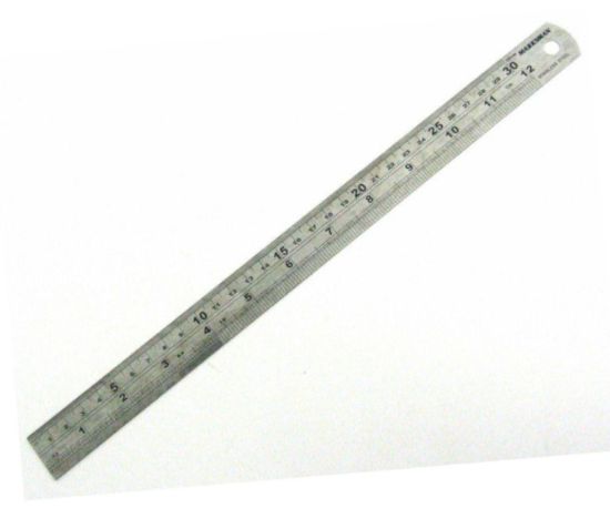 Picture of RULER STEEL METRIC/IMPER. 30CM