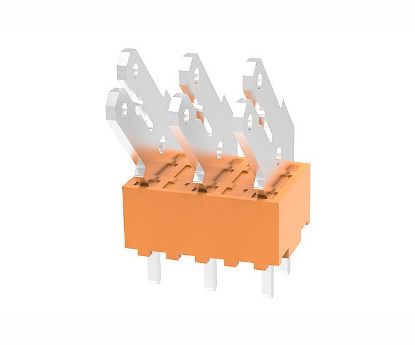 Picture of PCB SPADE TERMINAL BLOCK 45D 6.3mm 3W P=5.0