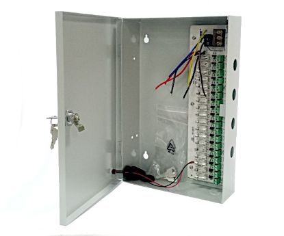 Picture of METAL ENCLOSURE FOR CCTV 18W NO-PSU GREY LOCKABLE 1-KEY HOLE